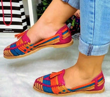 Load image into Gallery viewer, Multicolored Huarache Sandals