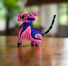 Load image into Gallery viewer, &quot;Pink Panther&quot; Mini Alebrije Figurine
