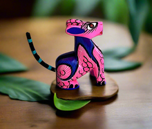 Load image into Gallery viewer, &quot;Pink Panther&quot; Mini Alebrije Figurine
