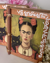 Load image into Gallery viewer, Handmade Artisan Blank Notebook Frida kahlo Design
