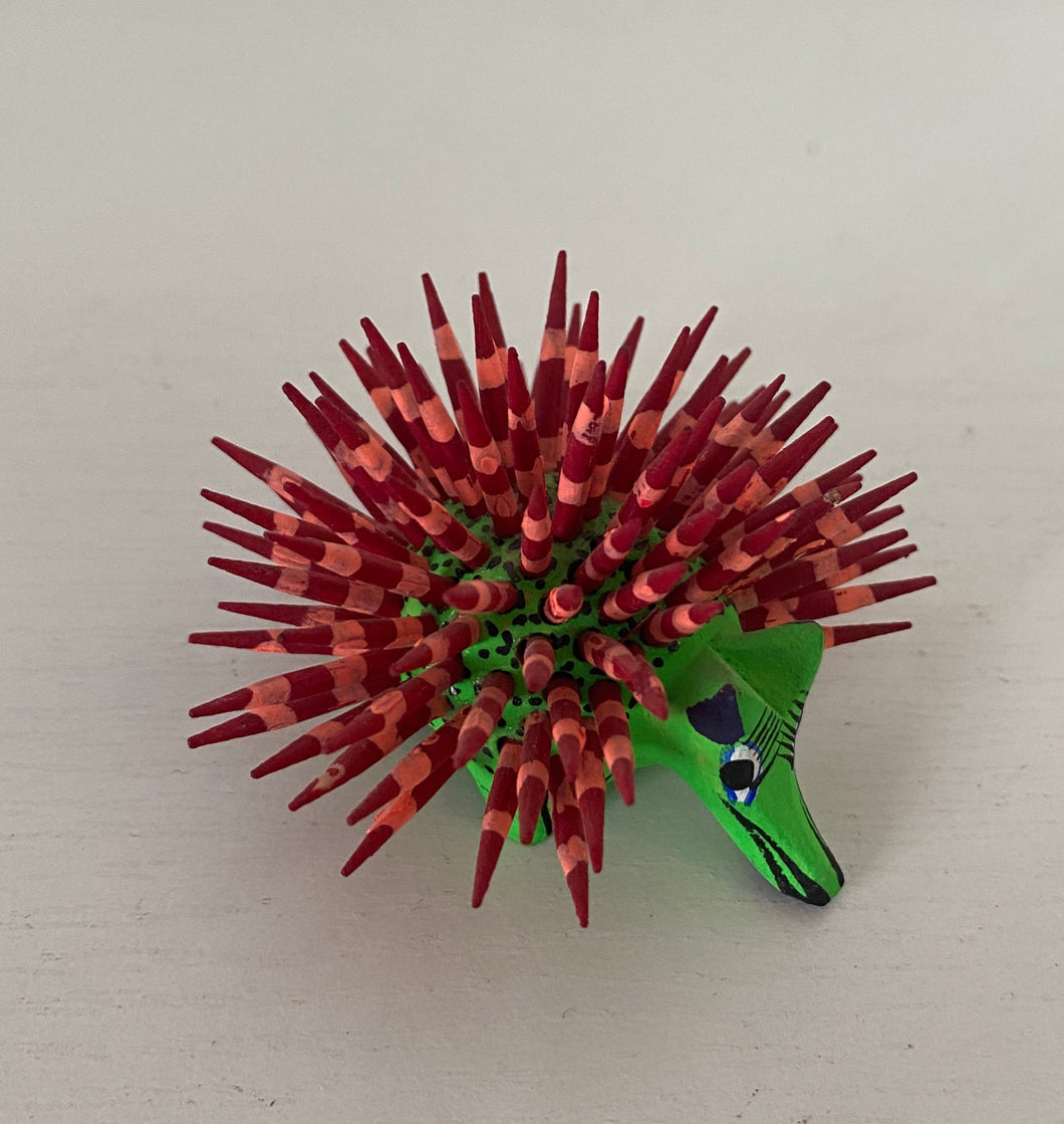 Mexican Porcupine Mini Alebrije Figurine