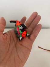 Load image into Gallery viewer, Hand-Made Beautiful Iguana Mini Alebrije Figurine in Bright Colors
