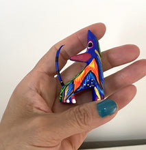 Load image into Gallery viewer, Beautiful Hand-Made Wolf Mini Alebrije Figurine

