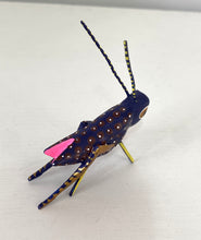Load image into Gallery viewer, Authentic Mexican Mini Alebrije &quot;Grasshopper&quot; figurine / Hand-Made
