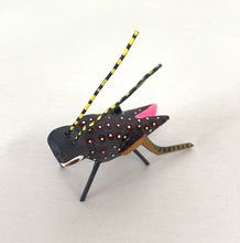 Load image into Gallery viewer, Authentic Mexican Mini Alebrije &quot;Grasshopper&quot; figurine / Hand-Made
