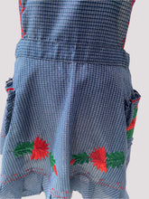 Load image into Gallery viewer, Artisanal Embroidered Apron - Navy Blue / L, XL
