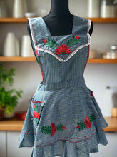 Load image into Gallery viewer, Artisanal Embroidered Apron - Green / Large

