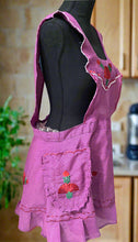 Load image into Gallery viewer, Artisanal Embroidered Apron - Magenta / XL
