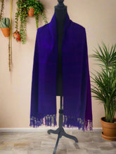 Load image into Gallery viewer, Mexican Rebozo/Shawl - Intense Purple

