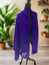 Load image into Gallery viewer, Mexican Rebozo/Shawl - Intense Purple
