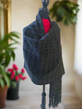 Load image into Gallery viewer, Mexican Rebozo/Shawl - Black/Gray
