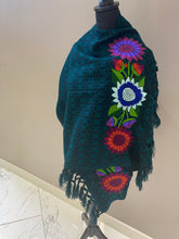 Load image into Gallery viewer, Floral Embroidered Mexican Rebozo/Shawl
