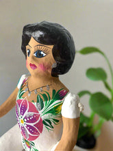 Load image into Gallery viewer, Mexican Cartoneria  Lupita Doll - White
