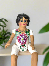 Load image into Gallery viewer, Mexican Cartoneria  Lupita Doll - White
