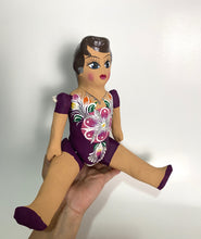 Load image into Gallery viewer, Mexican Cartoneria  Lupita Doll - Plum
