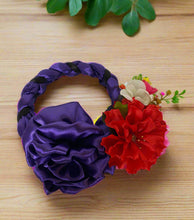 Load image into Gallery viewer, Set of Braided Headband/Floral Attachment / Trenza Istmeña Con Guia
