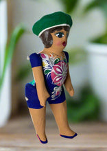 Load image into Gallery viewer, Mexican Cartoneria  Lupita Doll - Blue
