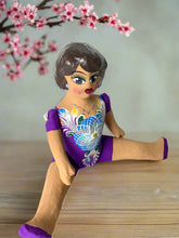 Load image into Gallery viewer, Mexican Cartoneria  Lupita Doll - Purple
