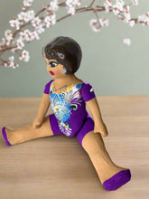 Load image into Gallery viewer, Mexican Cartoneria  Lupita Doll - Purple
