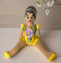 Load image into Gallery viewer, Mexican Cartoneria  Lupita Doll - Yellow
