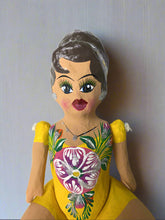 Load image into Gallery viewer, Mexican Cartoneria  Lupita Doll - Yellow
