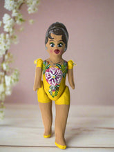 Load image into Gallery viewer, Mexican Cartoneria  Lupita Doll - Yellow

