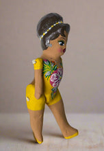 Load image into Gallery viewer, Mexican Cartoneria  Lupita Doll - Yellow
