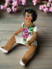 Load image into Gallery viewer, Mexican Cartoneria  Lupita Doll - White

