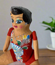 Load image into Gallery viewer, Mexican Cartoneria  Lupita Doll - Red
