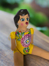 Load image into Gallery viewer, Mexican Cartoneria  Lupita Doll - Yellow 2
