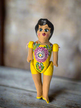 Load image into Gallery viewer, Mexican Cartoneria  Lupita Doll - Yellow 2
