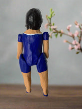 Load image into Gallery viewer, Mexican Cartoneria  Lupita Doll_Blue

