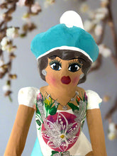 Load image into Gallery viewer, Mexican Cartoneria  Lupita Doll - White
