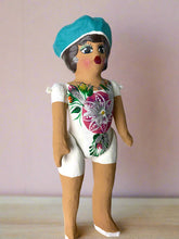 Load image into Gallery viewer, Mexican Cartoneria  Lupita Doll - White
