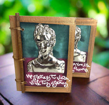 Load image into Gallery viewer, Handmade Artisan Blank Notebook Frida kahlo Embossed Design
