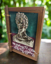 Load image into Gallery viewer, Handmade Artisan Blank Notebook Frida kahlo Embossed Design

