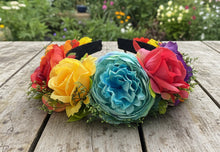 Load image into Gallery viewer, Rose Headband/Hand-Made Rose Crown/Floral Headband
