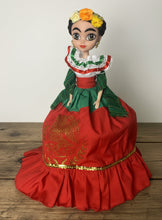 Load image into Gallery viewer, Mexican Frida Doll in Regional Clothes
