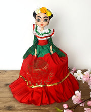 Load image into Gallery viewer, Mexican Frida Doll in Regional Clothes
