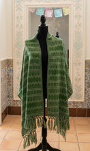 Load image into Gallery viewer, Mexican Rebozo/Shawl - Verde Bandera
