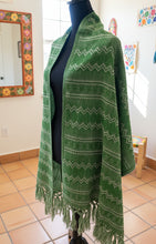Load image into Gallery viewer, Mexican Rebozo/Shawl - Verde Bandera
