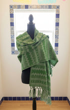 Load image into Gallery viewer, Mexican Rebozo/Shawl - Verde Bandera
