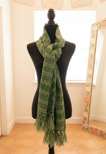 Load image into Gallery viewer, Mexican Rebozo/Shawl - Verde Bandera
