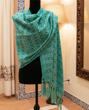 Load image into Gallery viewer, Mexican Rebozo/Shawl - Aqua
