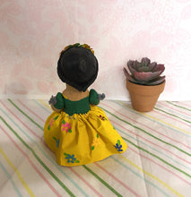 Load image into Gallery viewer, Hand-Made Baby Frida Doll - Yellow Dress
