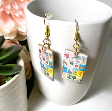 Load image into Gallery viewer, Mexican Loteria Earrings/Mexican Bingo
