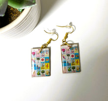 Load image into Gallery viewer, Mexican Loteria Earrings/Mexican Bingo
