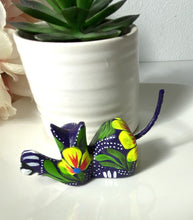 Load image into Gallery viewer, &quot;Playful Cat&quot;&quot; Mini Alebrije Figurine - Blue
