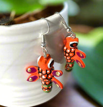 Load image into Gallery viewer, Adorable Butterfly Mexican Alebrije Earrings
