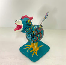 Load image into Gallery viewer, Colorful Rooster Alebrije With Bobble Tail/Hand-Made/Mexican Folk Art
